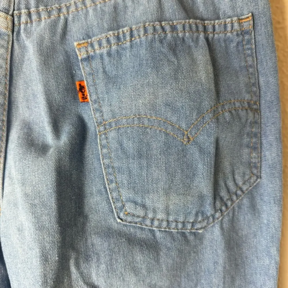 Levi's Vintage 1970's Orange Tab Denim Jeans‎ 33x32